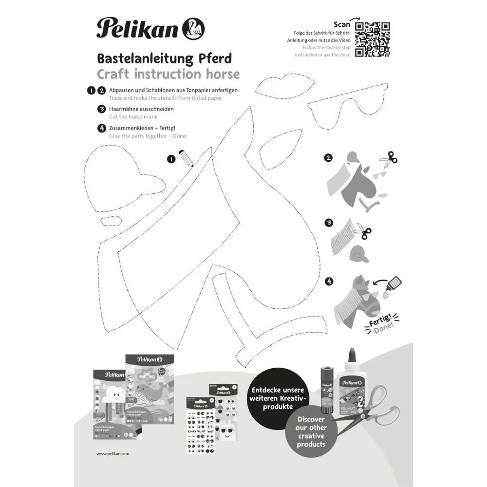 Pelikan Fotokarton, 23x33 cm, 10 Blatt