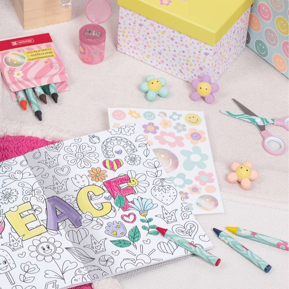 Brunnen Wachsmalstifte 8er, Happy Hippie