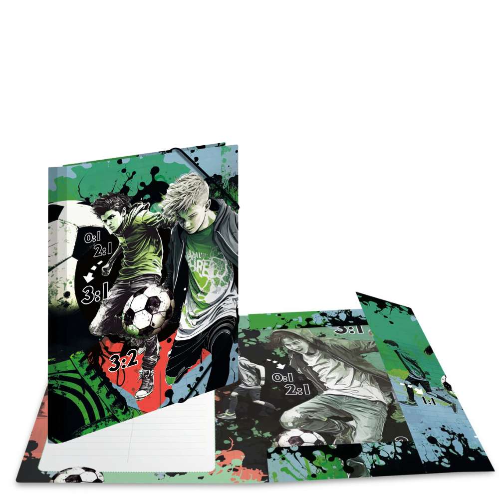 A4 Mappe Street Soccer, Herma