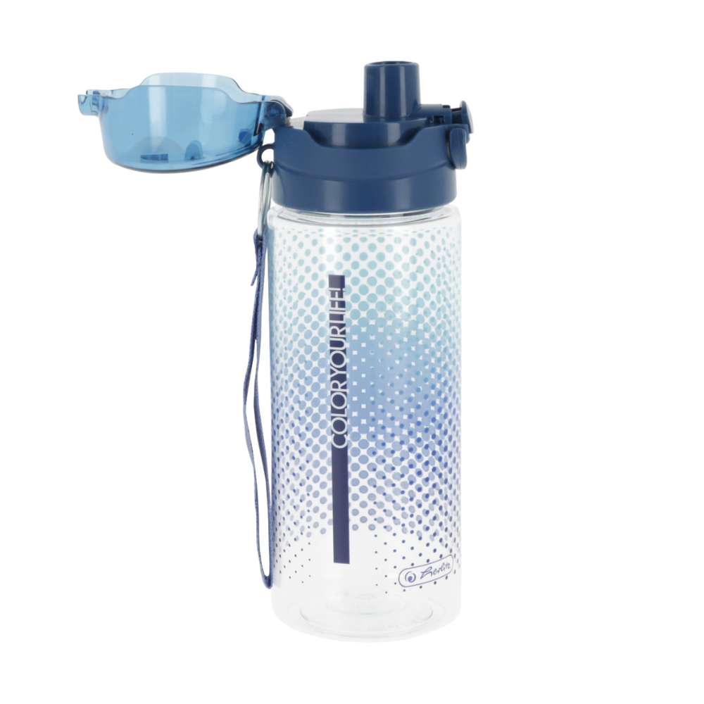 Trinkflasche Kinder blau, 500 ml, Herlitz
