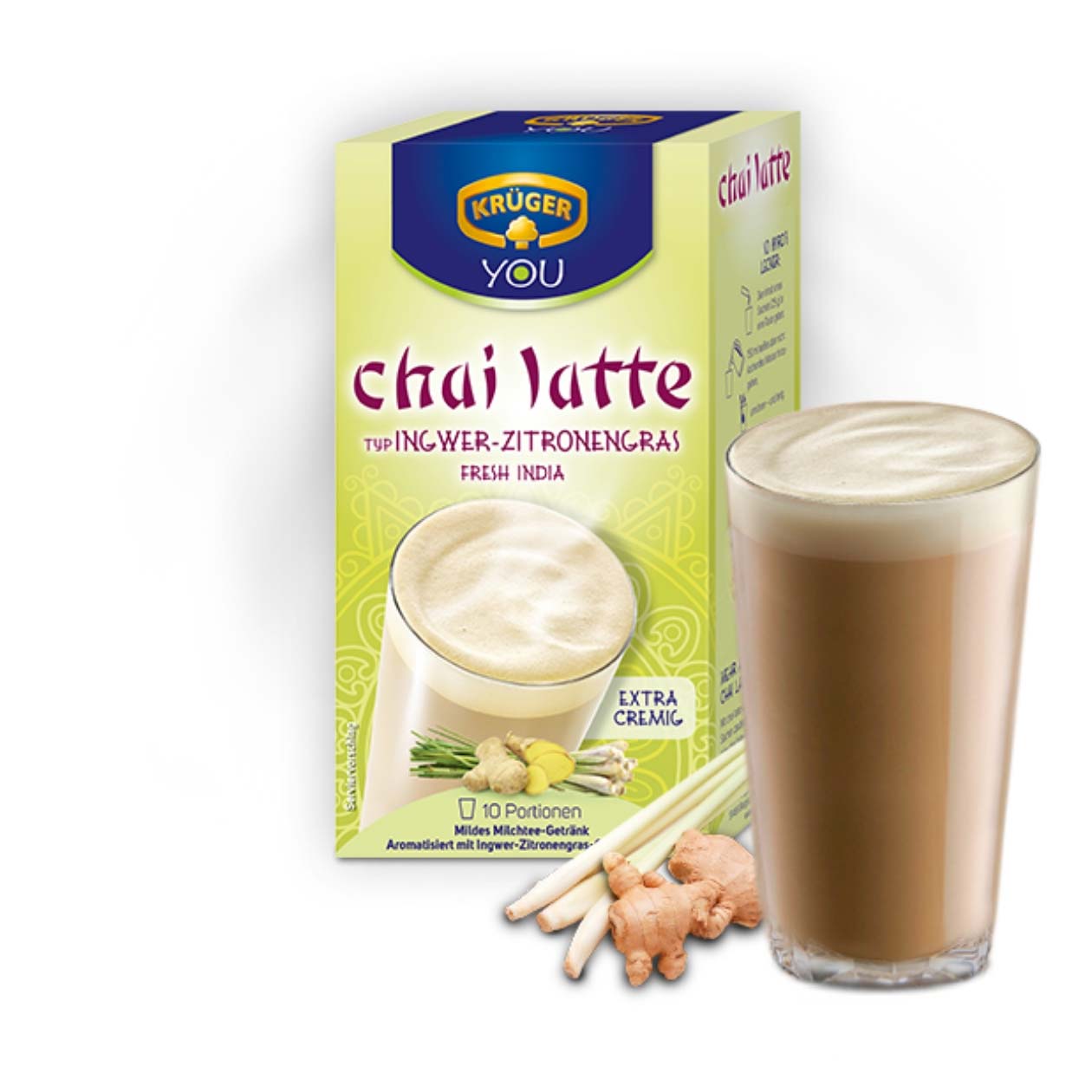 Chai-Latte Krüger, Ingwer-Zitronengras, 1 Beutel