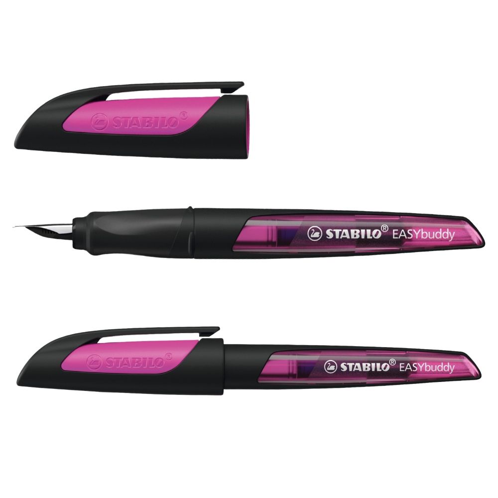Stabilo Füller EASYbuddy Feder M, Schwarz/Magenta