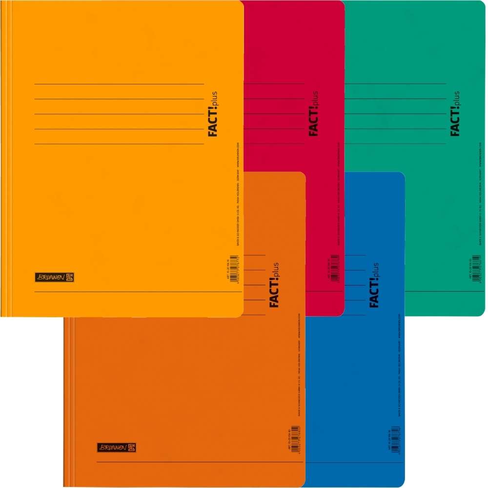 5 Pappschnellhefter Brunnen Fact!plus