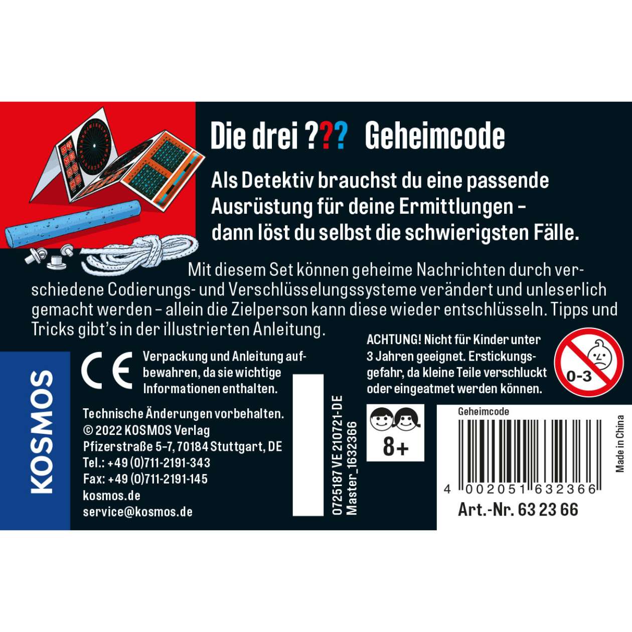 Die drei ??? Geheimcode, kleine Dose