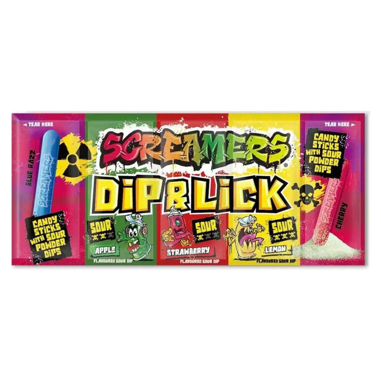 Screamers Dip & Lick, sauer