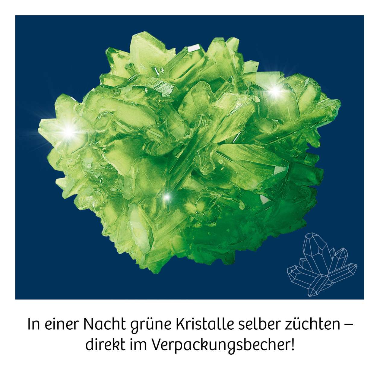Kristalle züchten: grün, Kosmos