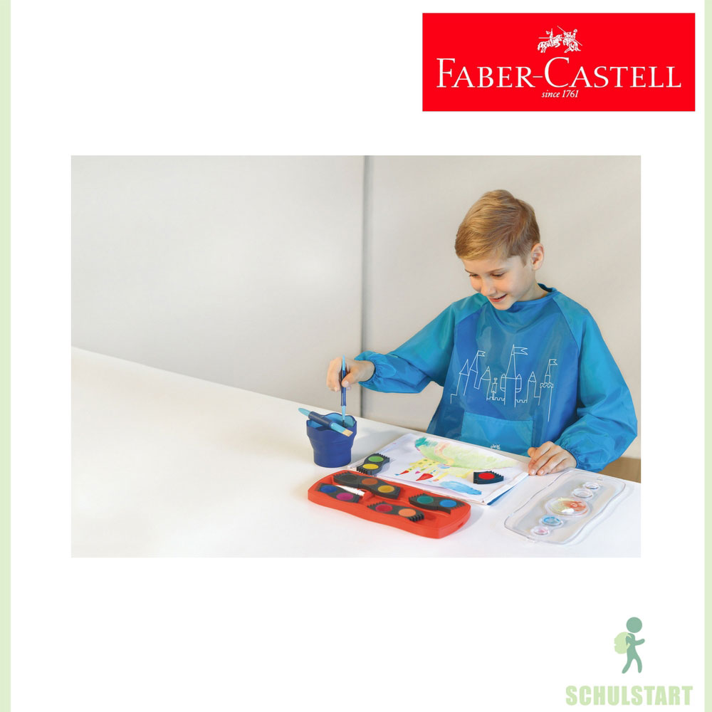 Malschürze blau, Faber-Castell