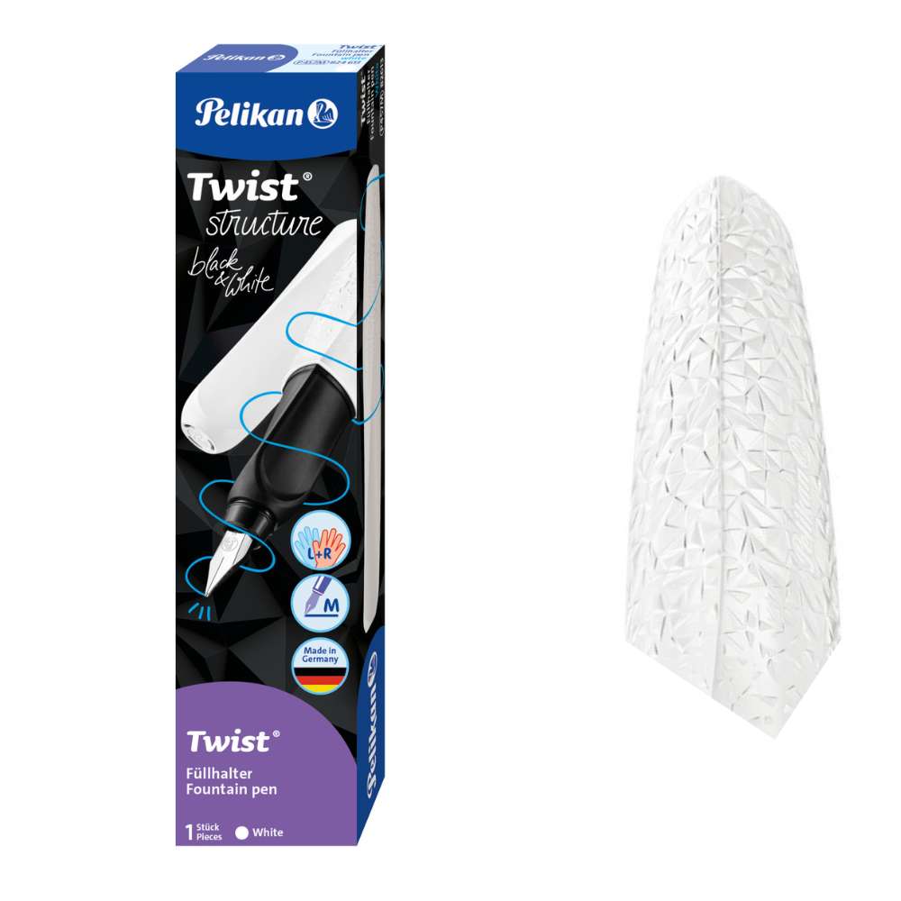 Pelikan Twist Füller, structure white
