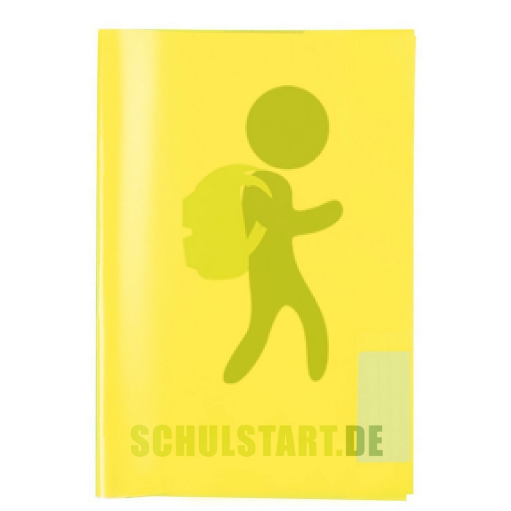 Transparenter Heftumschlag, A4 gelb, Herma