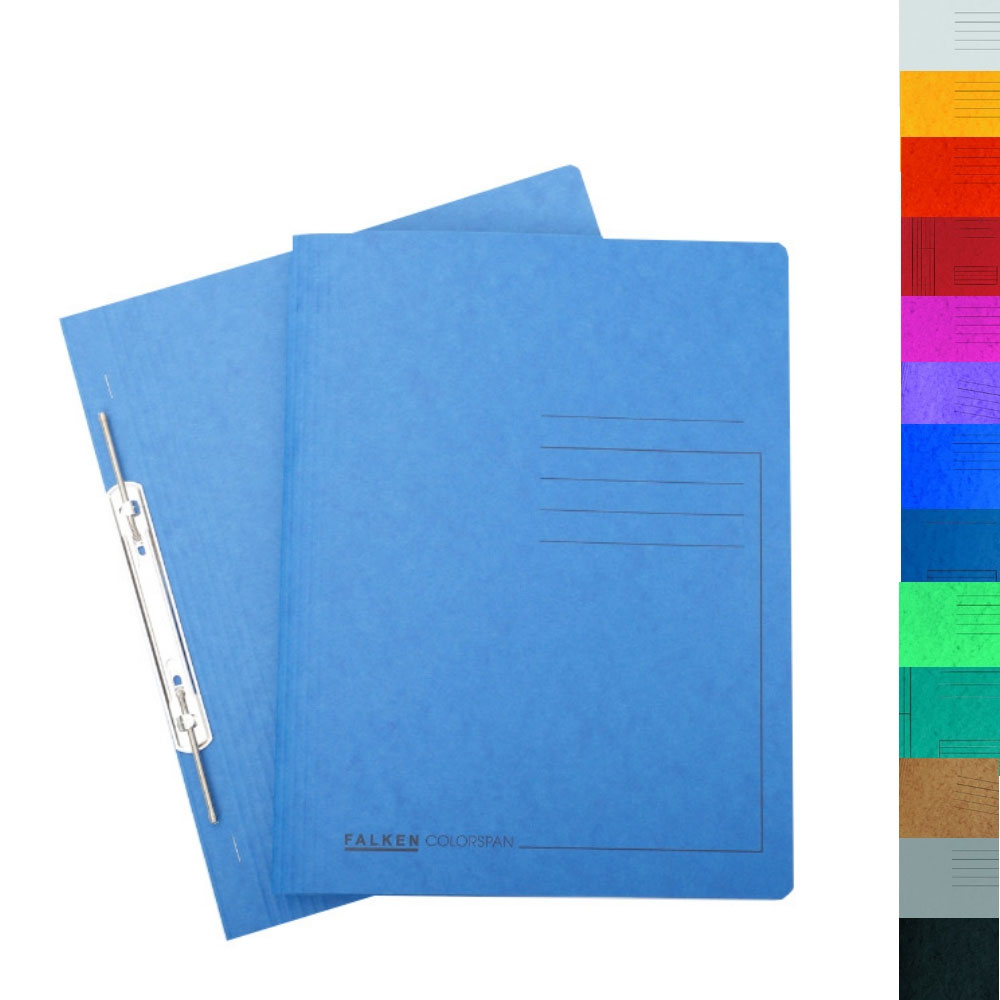 Spiralhefter Pappe, Falken, verschiedene Farben