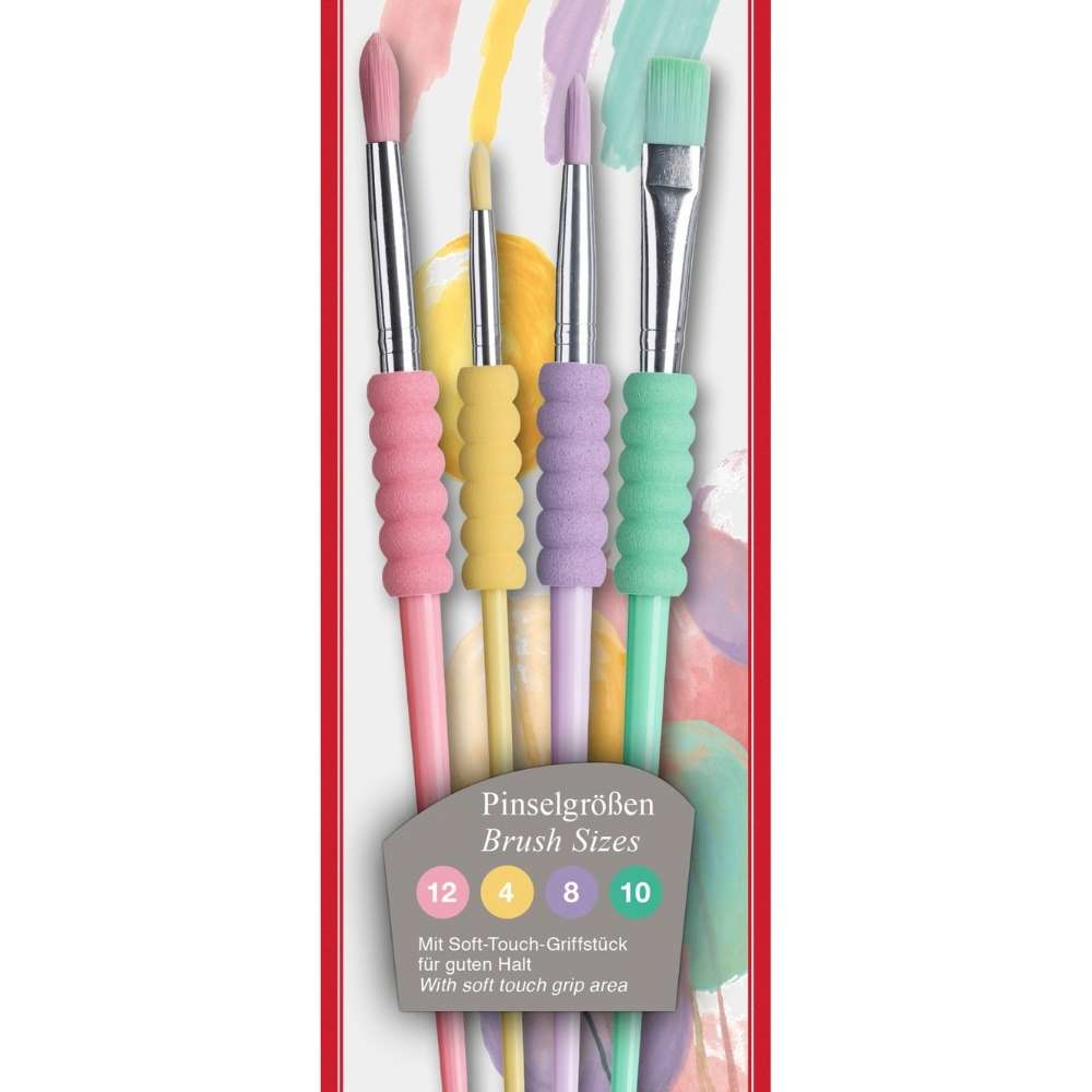 Pinsel-Set mit Griffstück, pastell, Faber-Castell