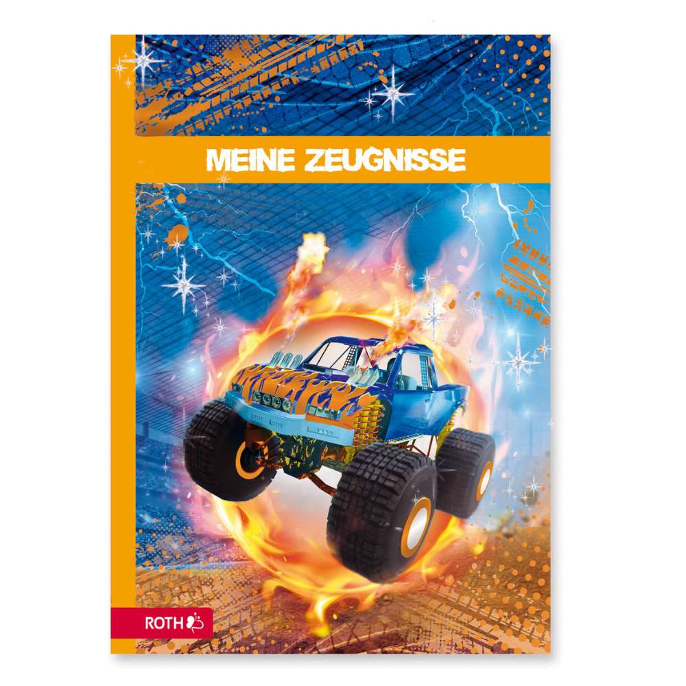 Monstertruck Zeugnismappe