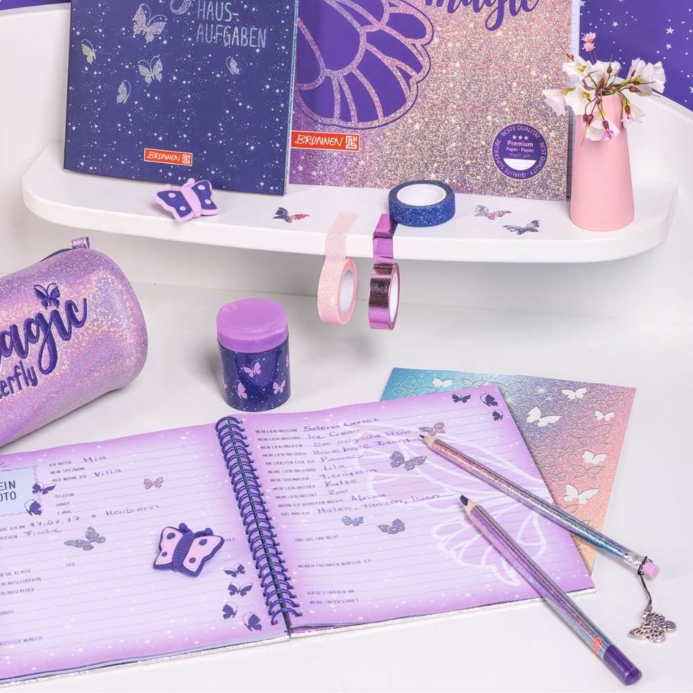 Freundebuch Grundschule, Magic Butterfly