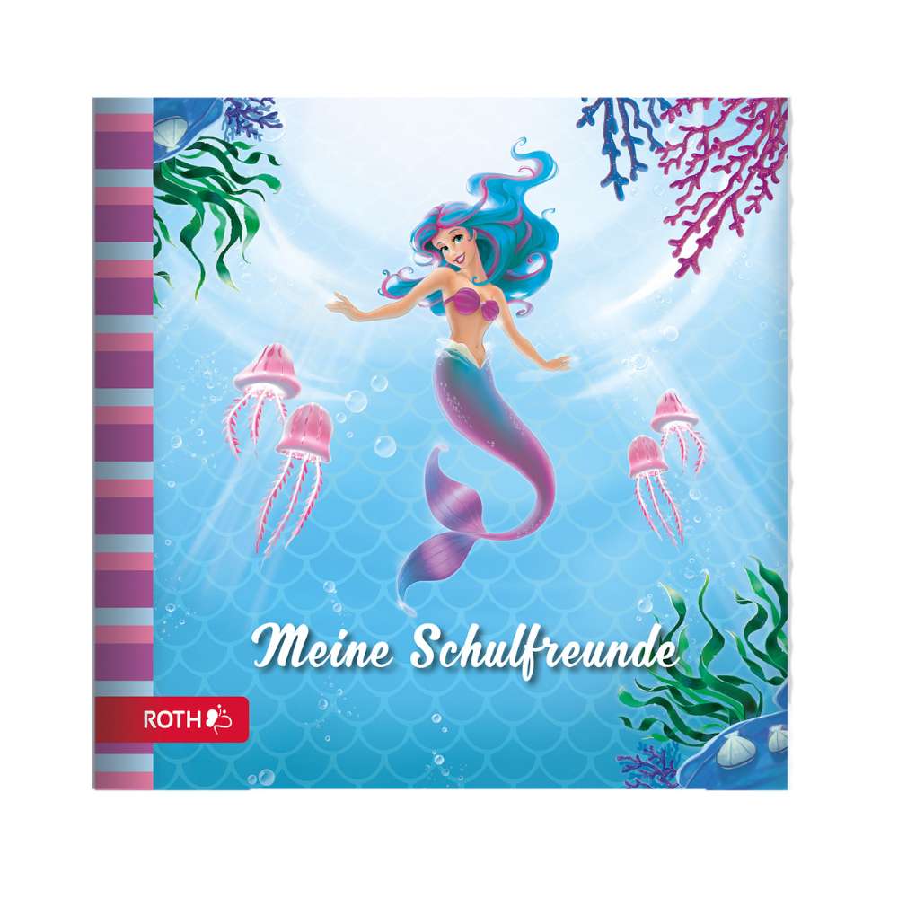 Freundebuch Meerjungfrau, Roth