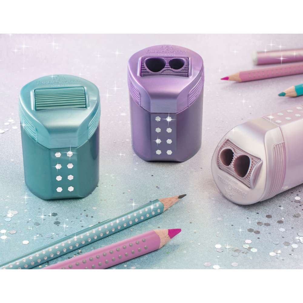 RollOn Doppelanspitzer Faber-Castell, verschiedene Sparkle-Farben