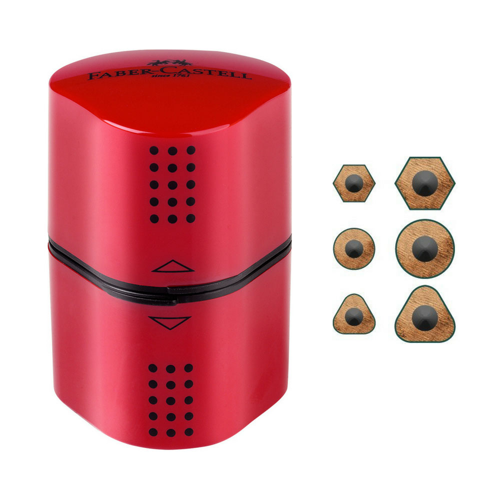 AKTION: Faber-Castell Anspitzer rot