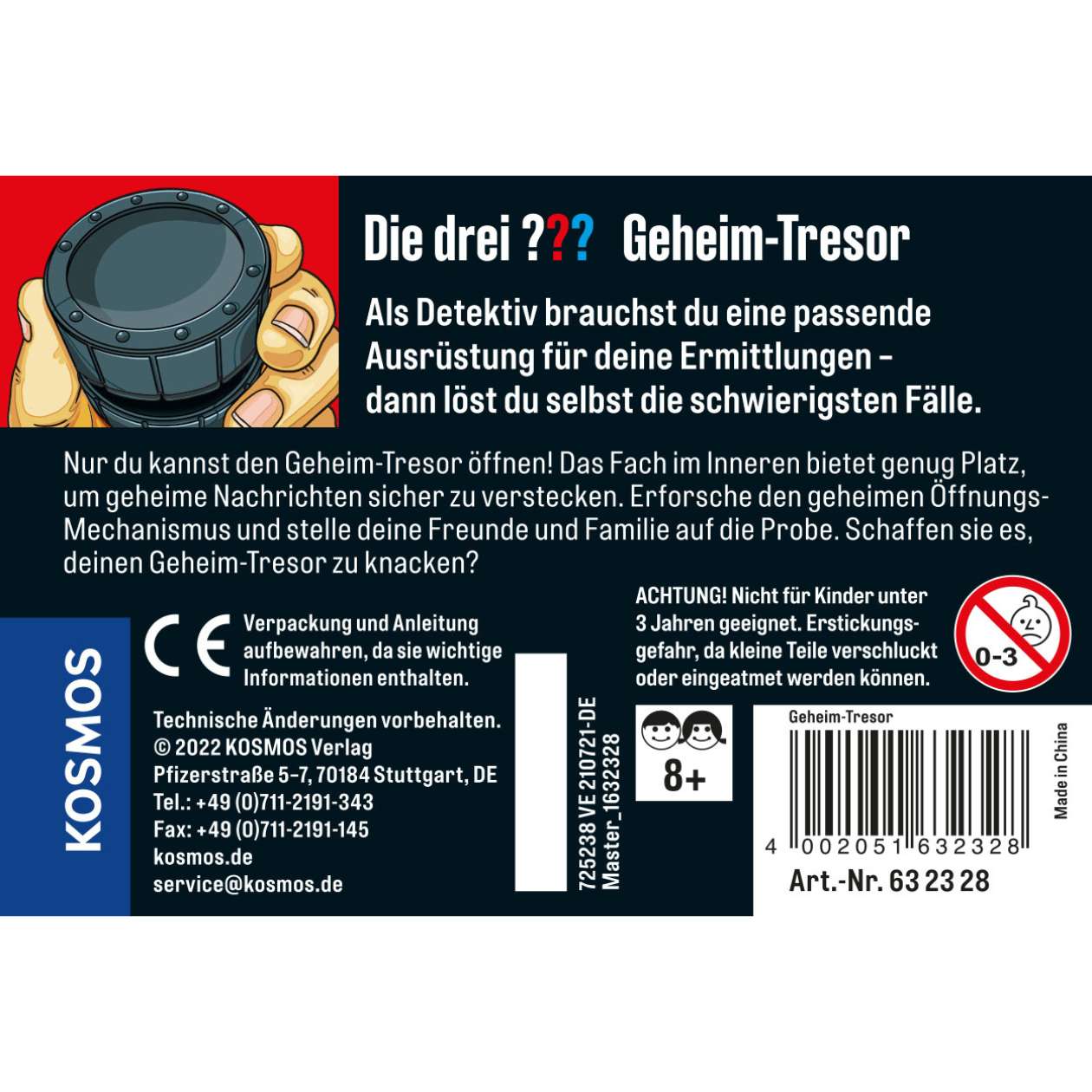 Die drei ??? Detektivausstattung, kleine Dose