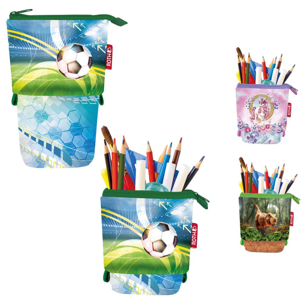 Stifte-Etui 2in1 von Roth, verschiedene Motive