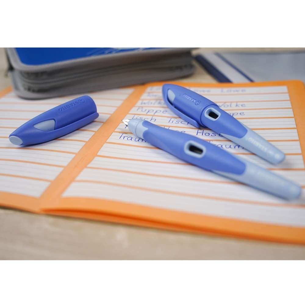 Stabilo EASYbirdy Rechtshänder, Feder A, blau/hellblau