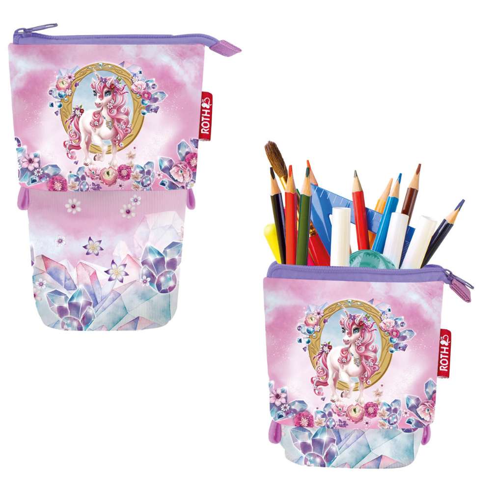 Stifte-Etui 2in1 Einhorn Beauty