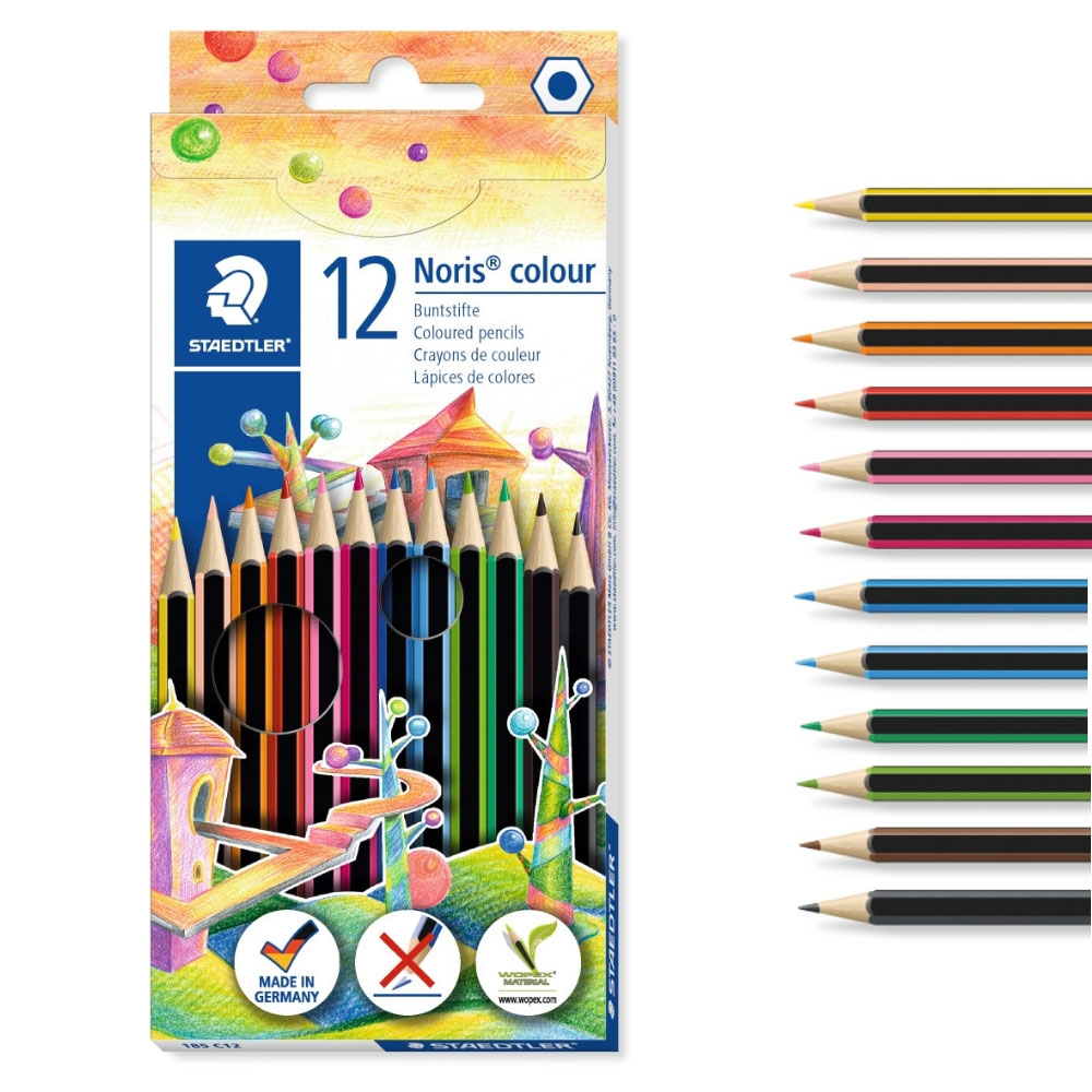 Staedtler Wopex Noris colour, 12 Buntstifte