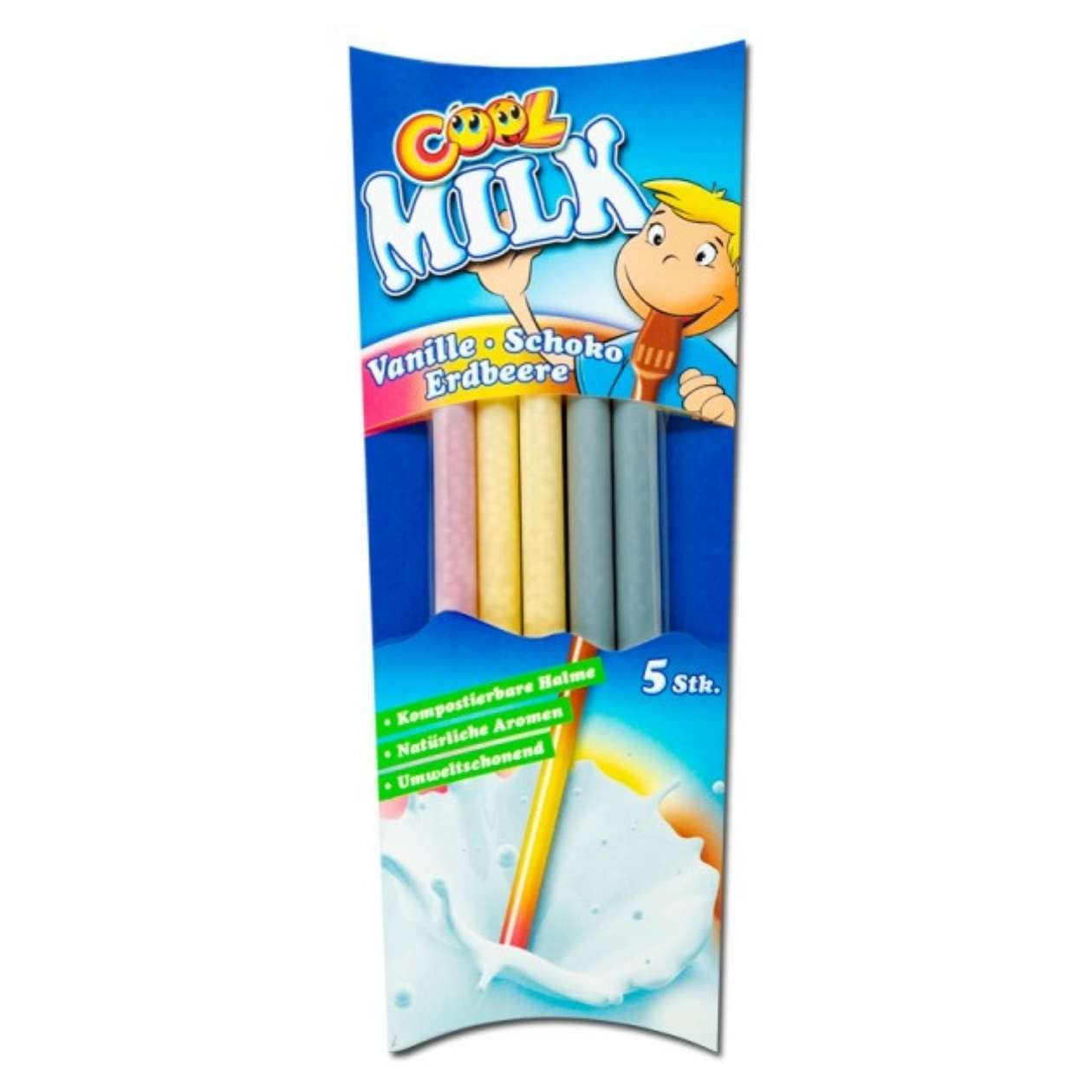 Cool Milk Trinkhalme, gemischt
