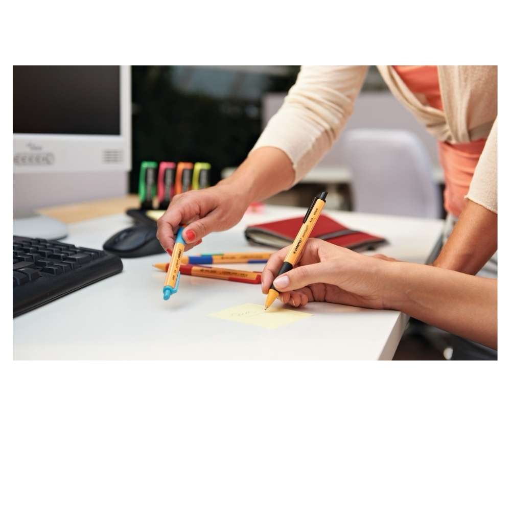 Stabilo pointball blau, Kugelschreiber