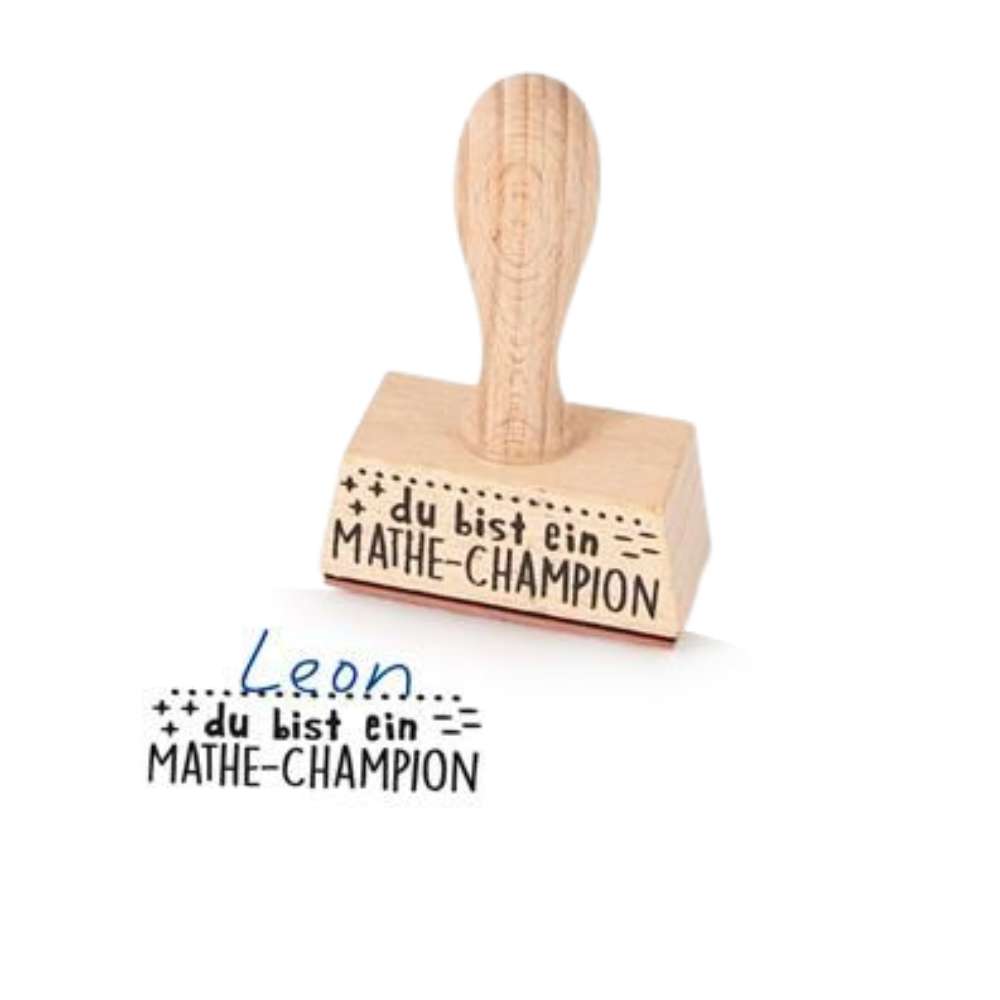 Motivationsstempel Lehrer, Mathe-Champion