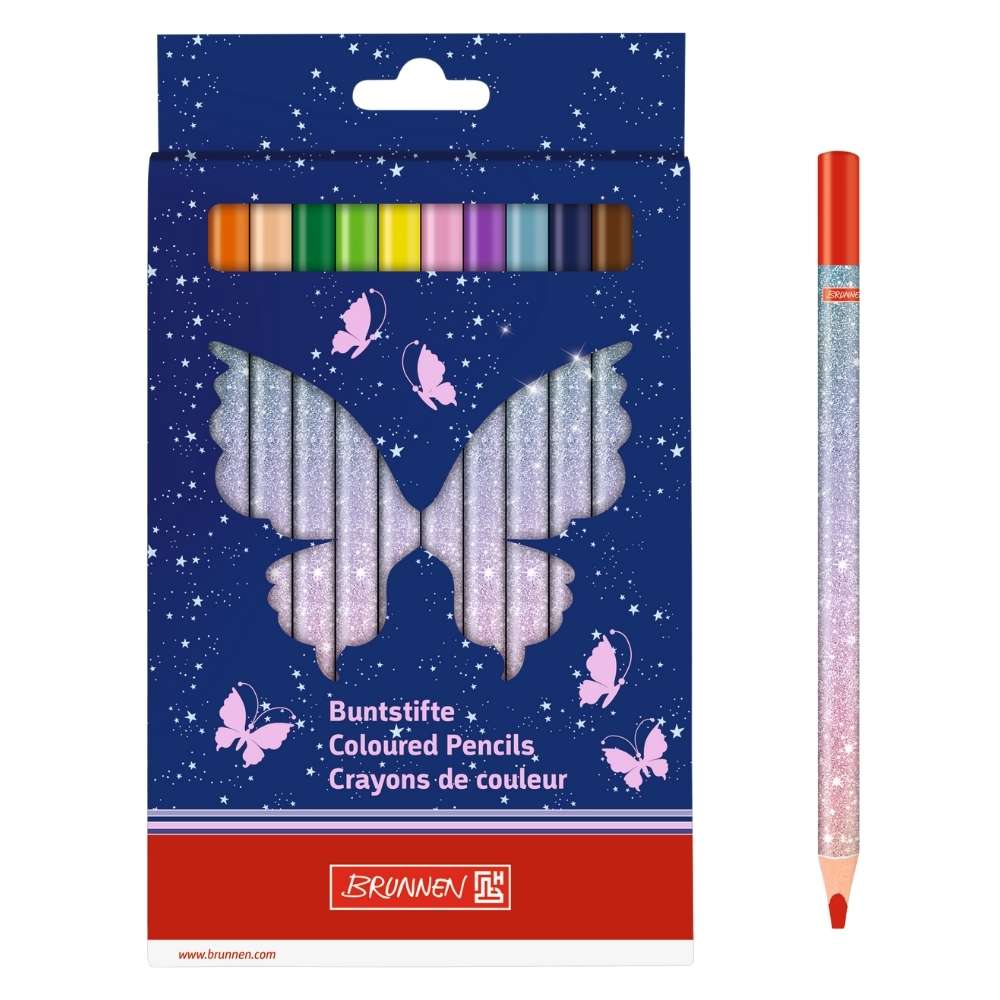 Brunnen Buntstifte, Jumbo dreikant, Magic Butterfly