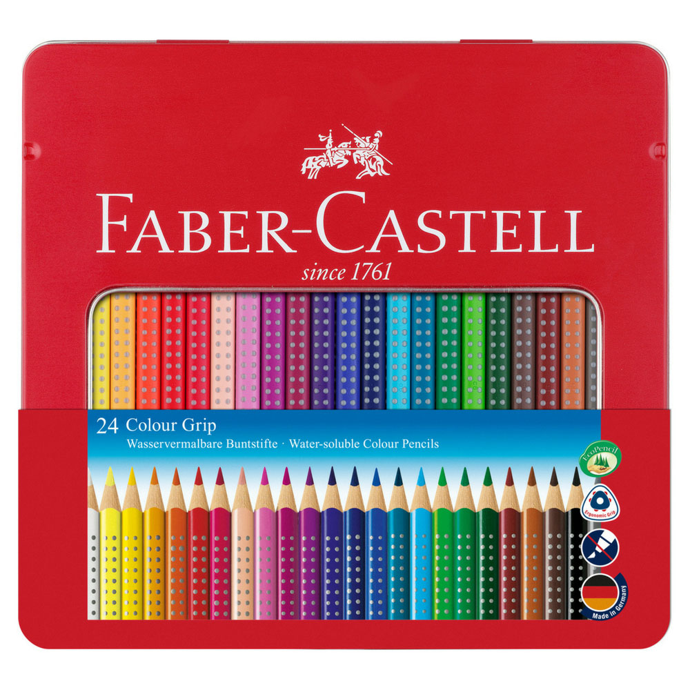 Faber-Castell Colour Grip 24 Farben im Metalletui