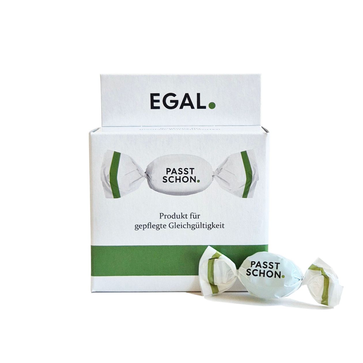 Statement-Bonbons: Egal.