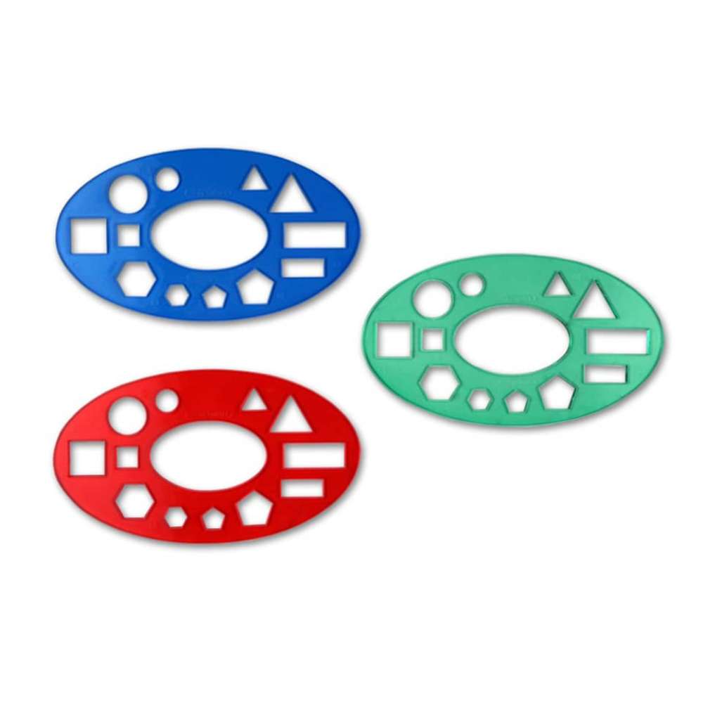 Mengenlehre Schablone, sortiert