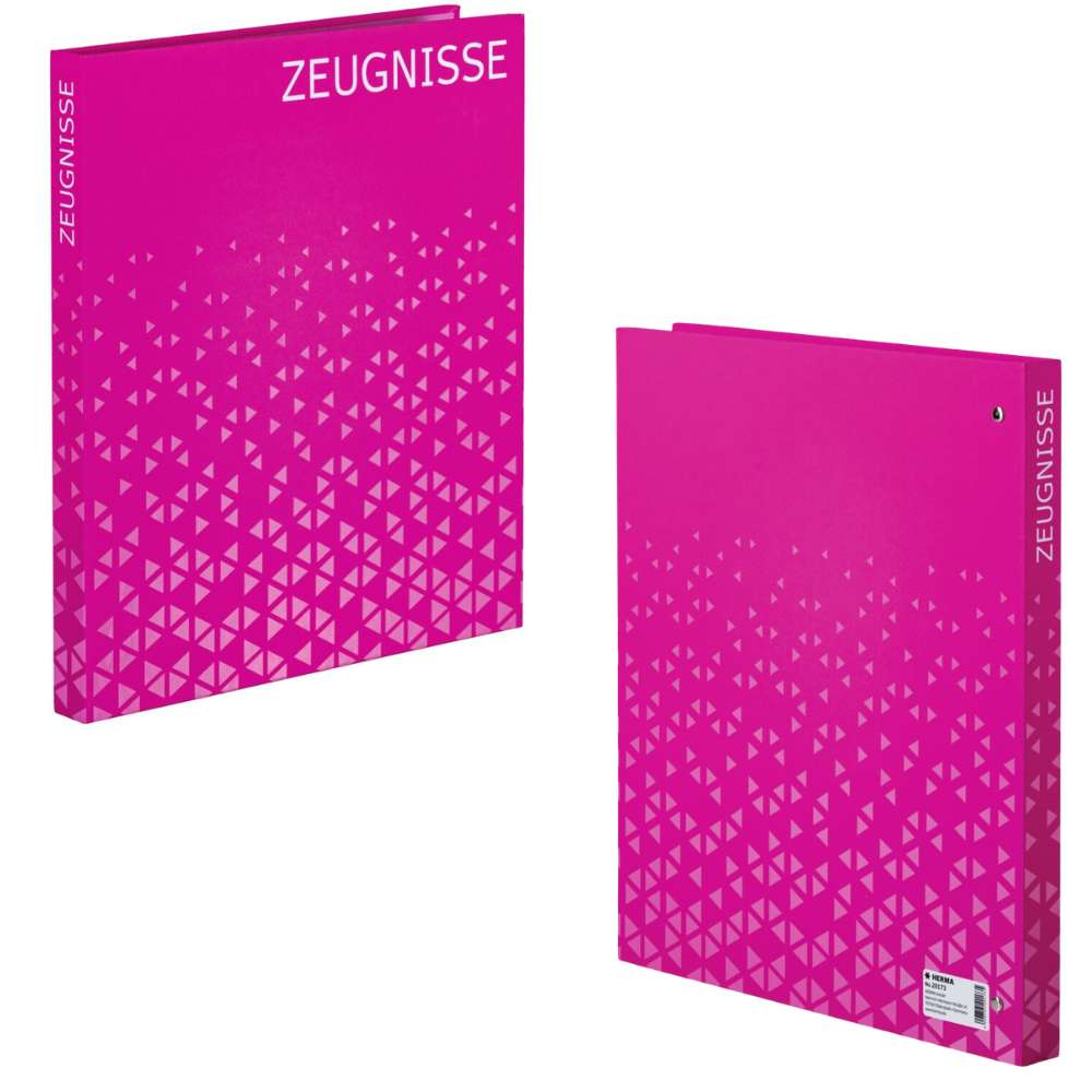 Herma Zeugnisringbuch, pink