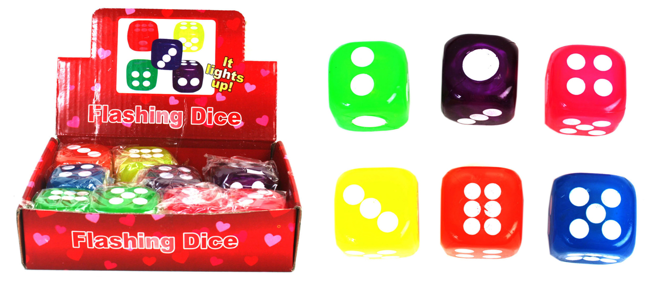 Würfel mit Licht, sortiert