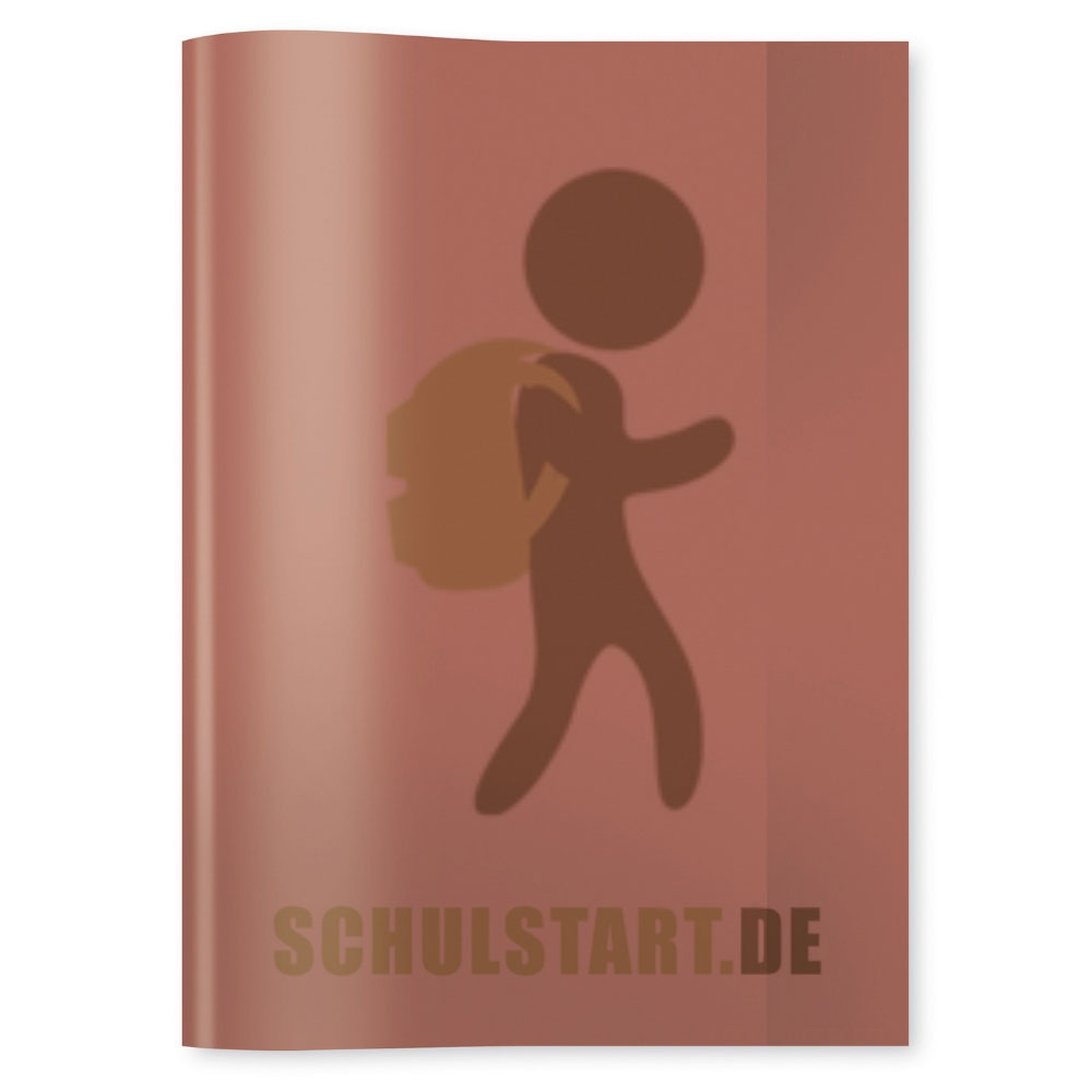 Transparenter Heftumschlag, A4 braun, Herma