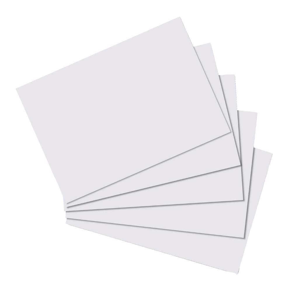 Karteikarten blanko A7, 100er Packung