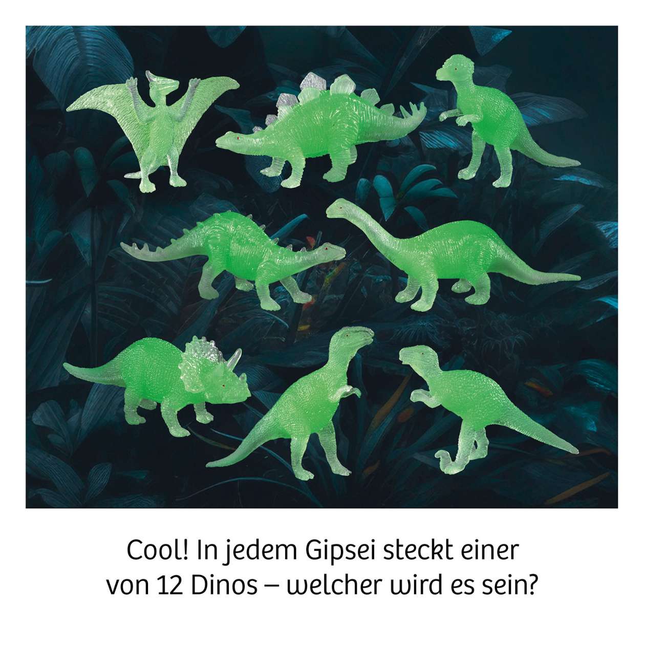 Kosmos Dino-Ei nachtleuchtend, Ausgrabungsset, sortiert