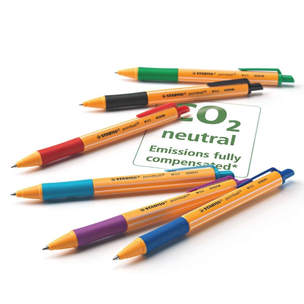 Stabilo pointball blau, Kugelschreiber