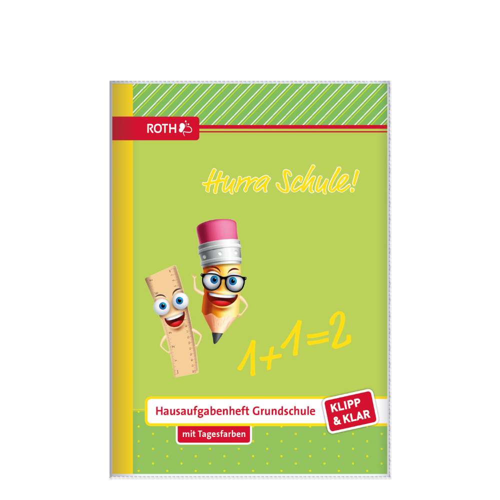 Hausaufgabenheft Grundschule "Klipp & Klar", Hurra Schule