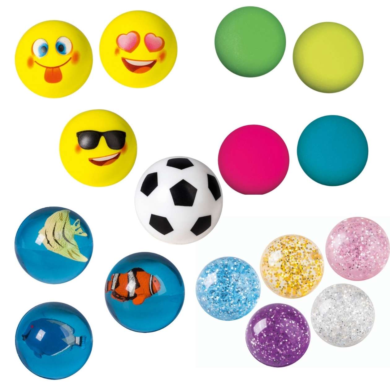 Flummiball von Brunnen, verschiedene Motive