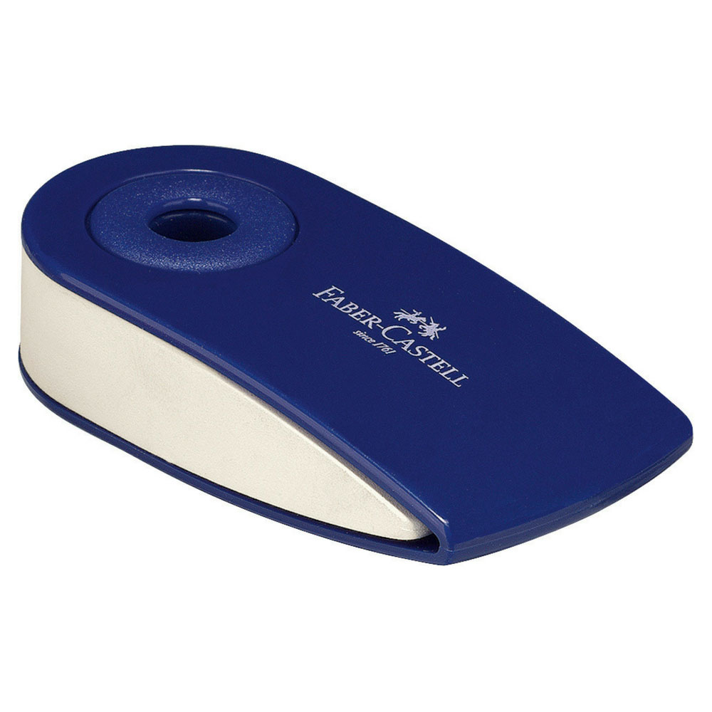 Mini Sleeve Radierer blau, Faber-Castell