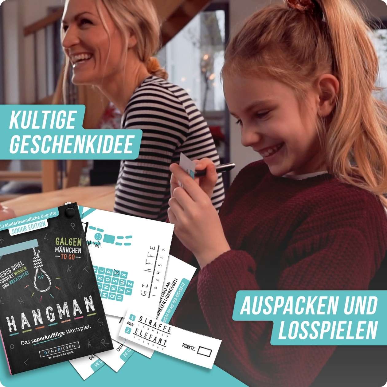 Hangman Junior Edition, Denkriesen