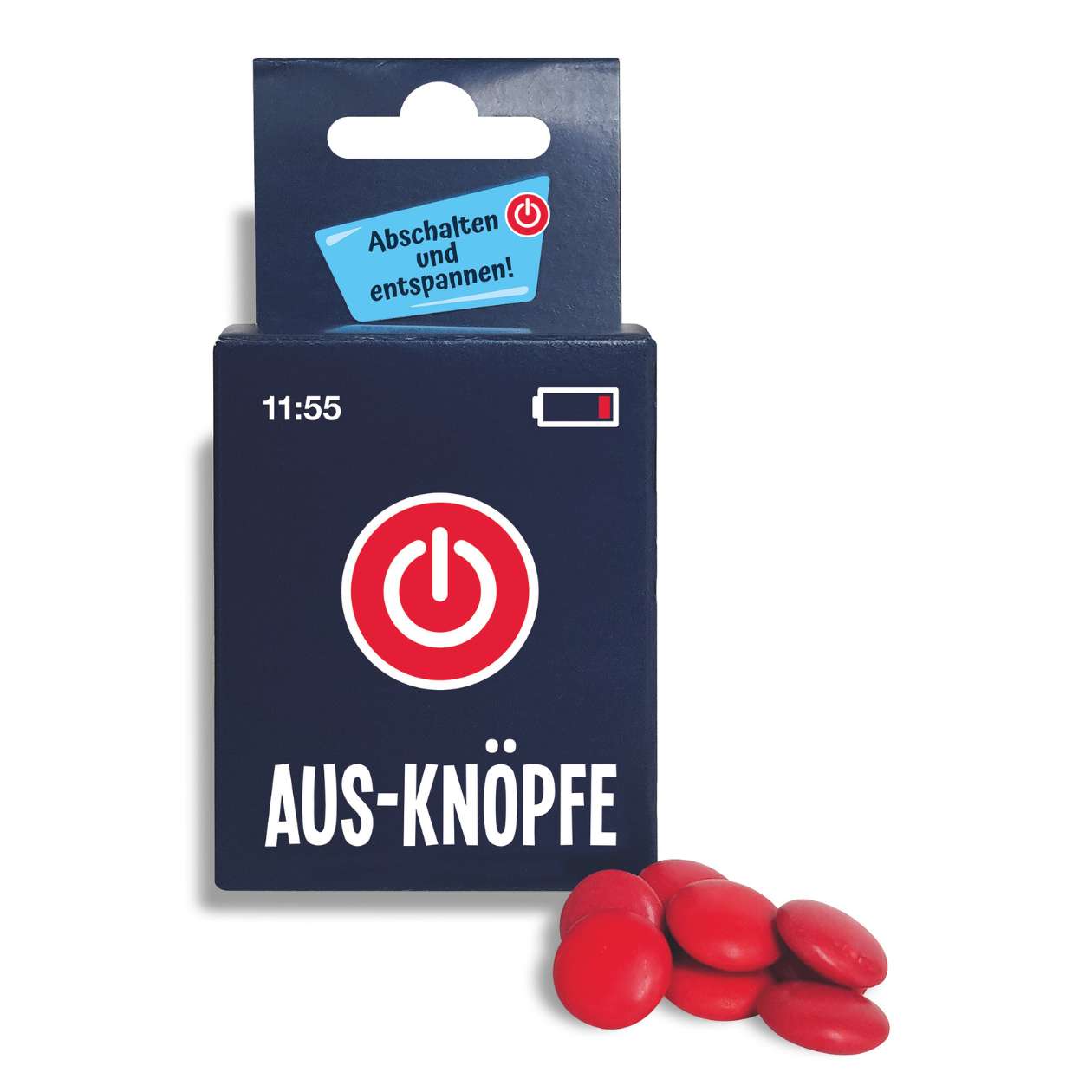 Aus-Knöpfe Schokolinsen