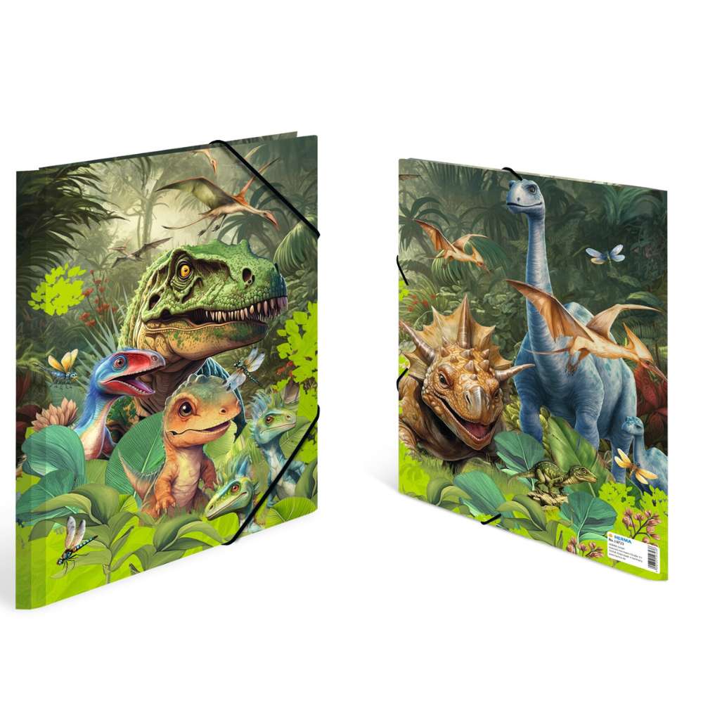A4 Mappe Dino World, Herma