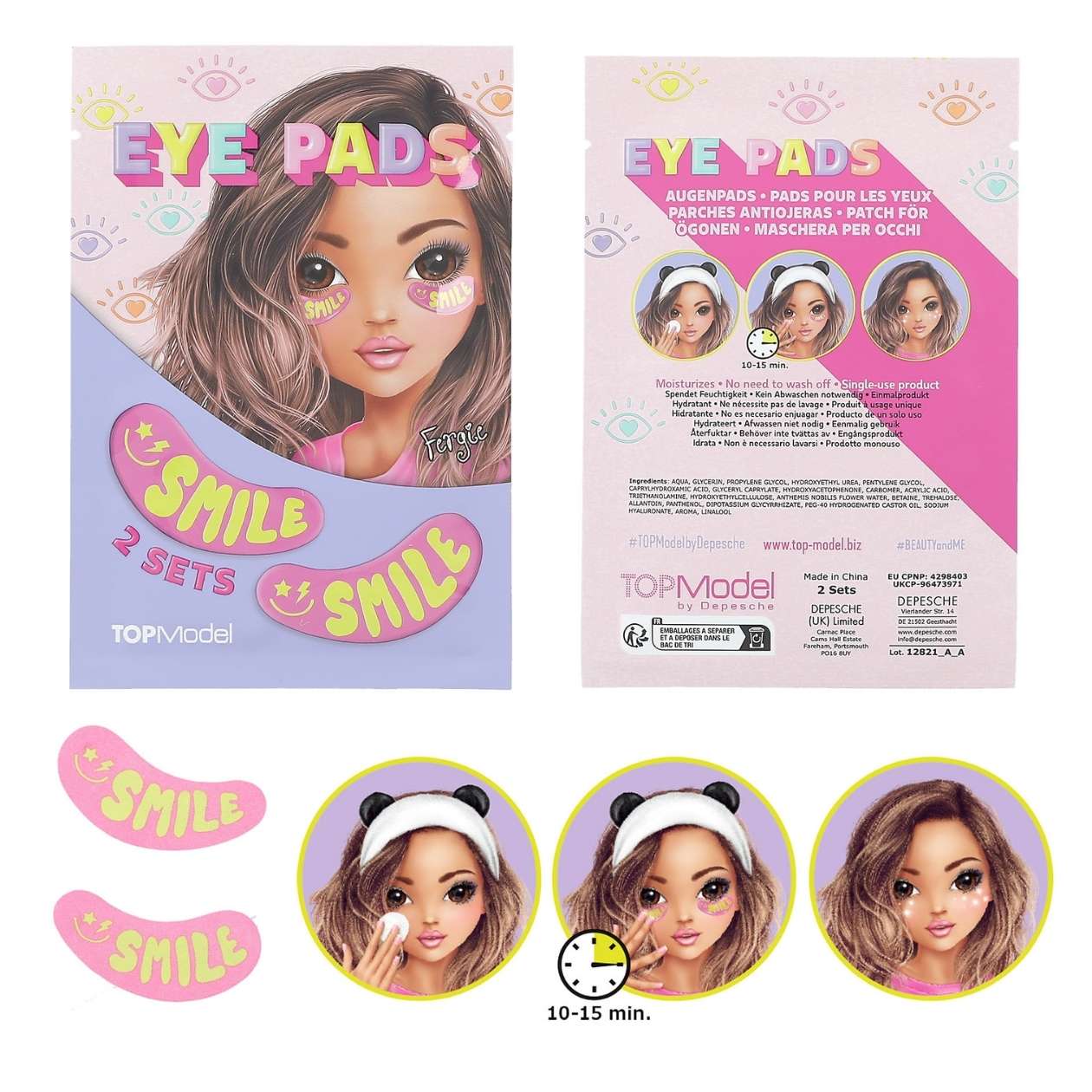 Augenpads TOPModel, sortiert