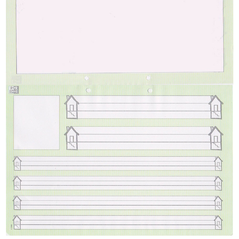 Oxford Schreiblernheft SL, A4 Querformat