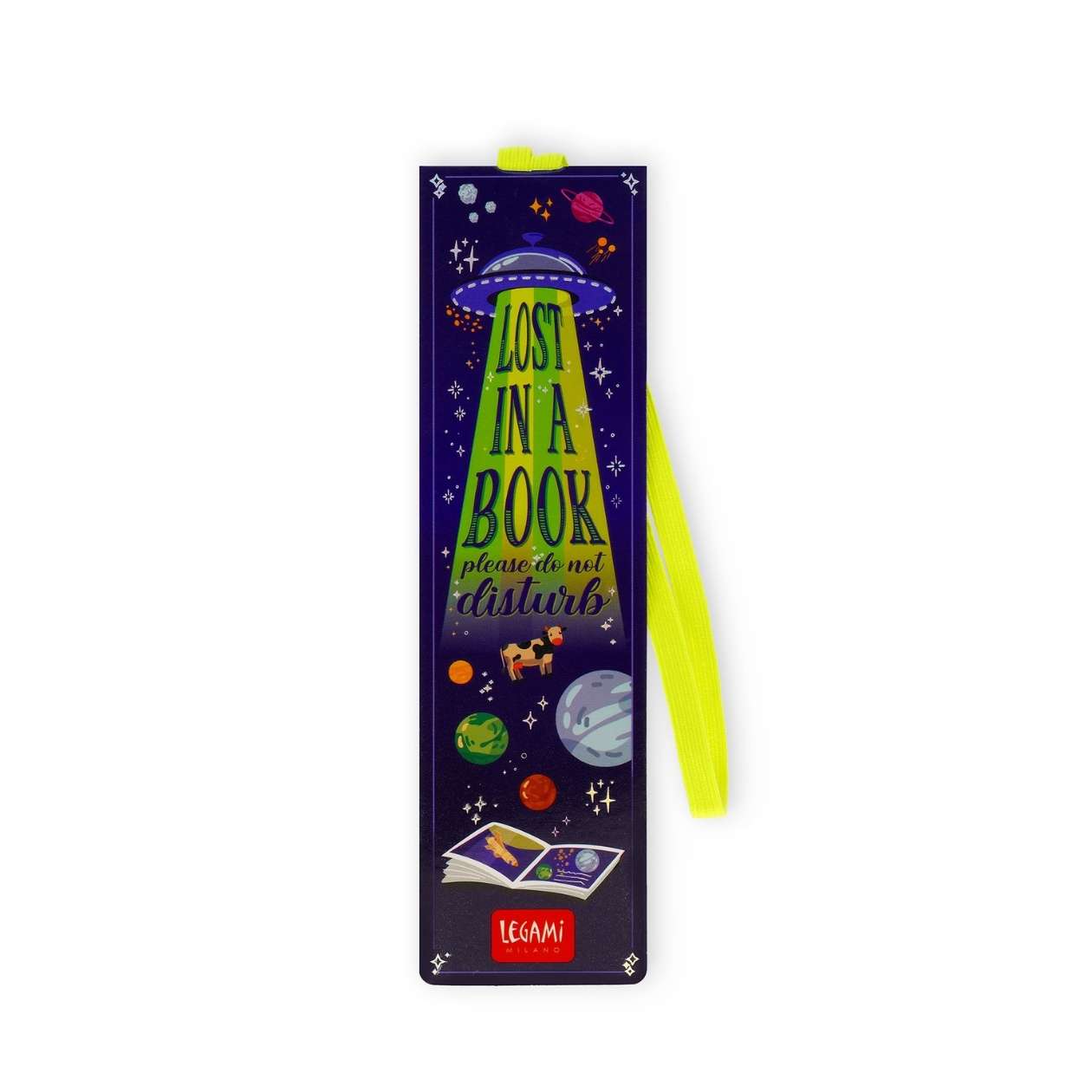 Space: Lesezeichen mit Gummiband, Legami