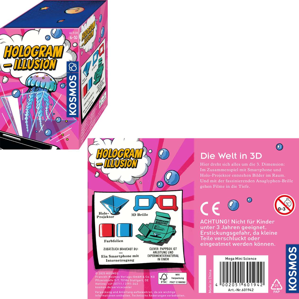 1x Mega Mini Science Kosmos, sortiert