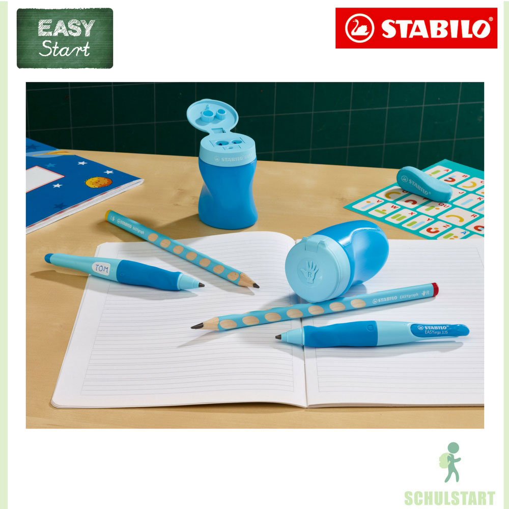 Weicher Bleistift Stabilo Easygraph 2B, blau
