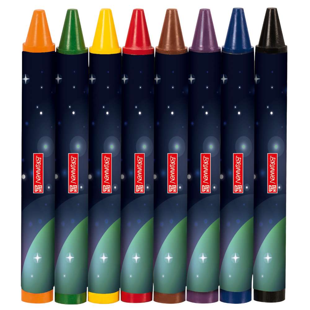 Brunnen Wachsmalstifte 8er, Robot Hero